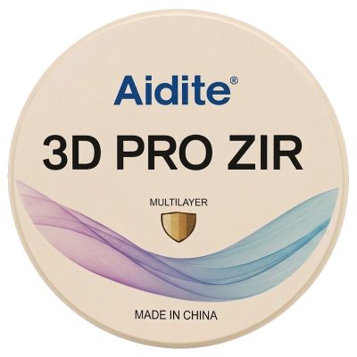بلوک زیرکونیا Aidite 3D Pro Zir HT (تمامی سایزها)